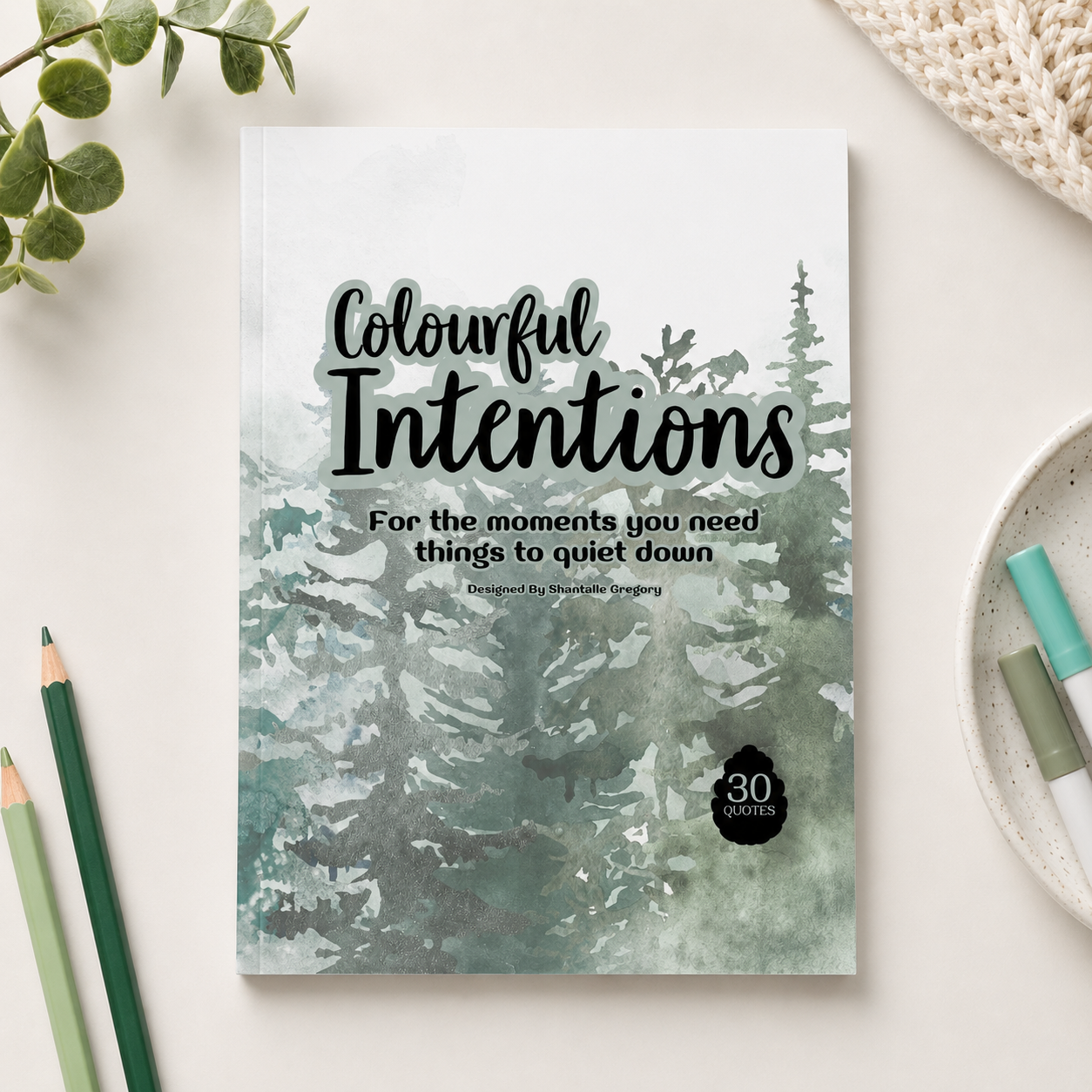 Colourful Intentions Colouring Book Cover