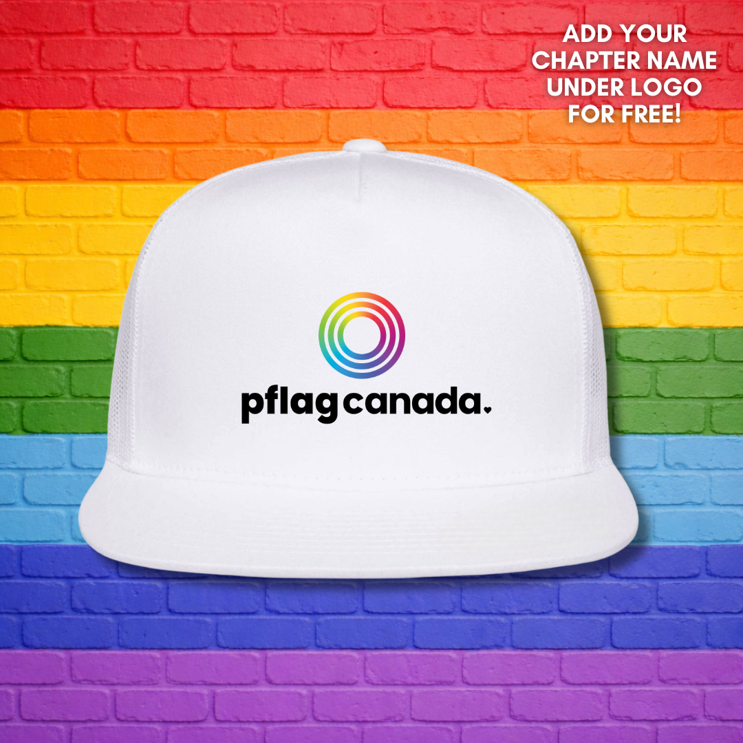 pflag Canada White Trucker Hat image